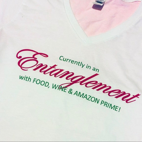 Entanglement pink & green aka color T-shirt round - Picture 1 of 1